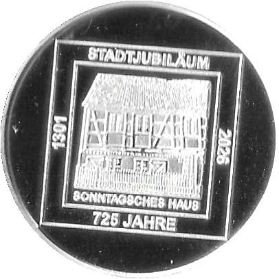 Feinsilbermedaille